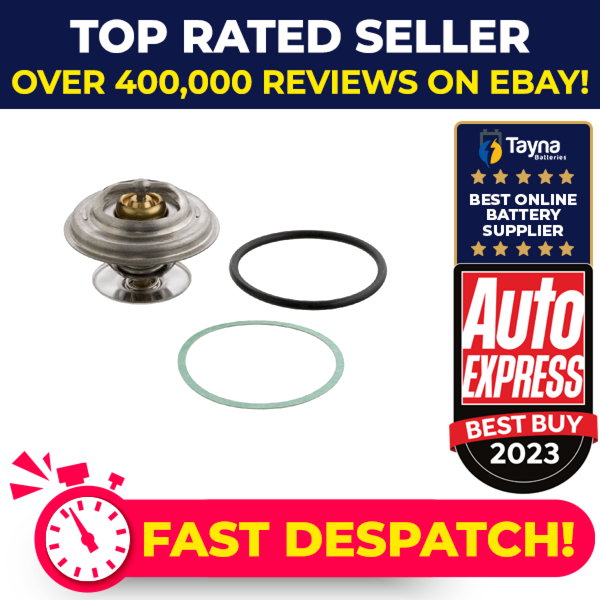 Coolant Thermostat 15849 Febi 51064020034 51064020034S3 51064020043 Quality New