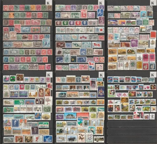 Canada, beautiful collection of stamps all different (see six pictures)