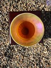 Lundberg Studios Iridescent Blush Rose Petite Classic Art Glass Vase Signed 2001 — photo 4