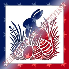 Plastic Stencil - Easter Bunny SB248  6", 8", 10" or 12" 