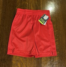 DSG Boys Small Pocketless Mesh Shorts Tango Red Athletic Gym Sports NWT