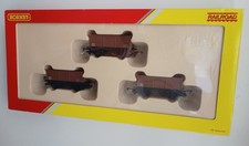 3705 HORNBY R6473 3 MINERAL WAGONS - OO GAUGE - BOXED