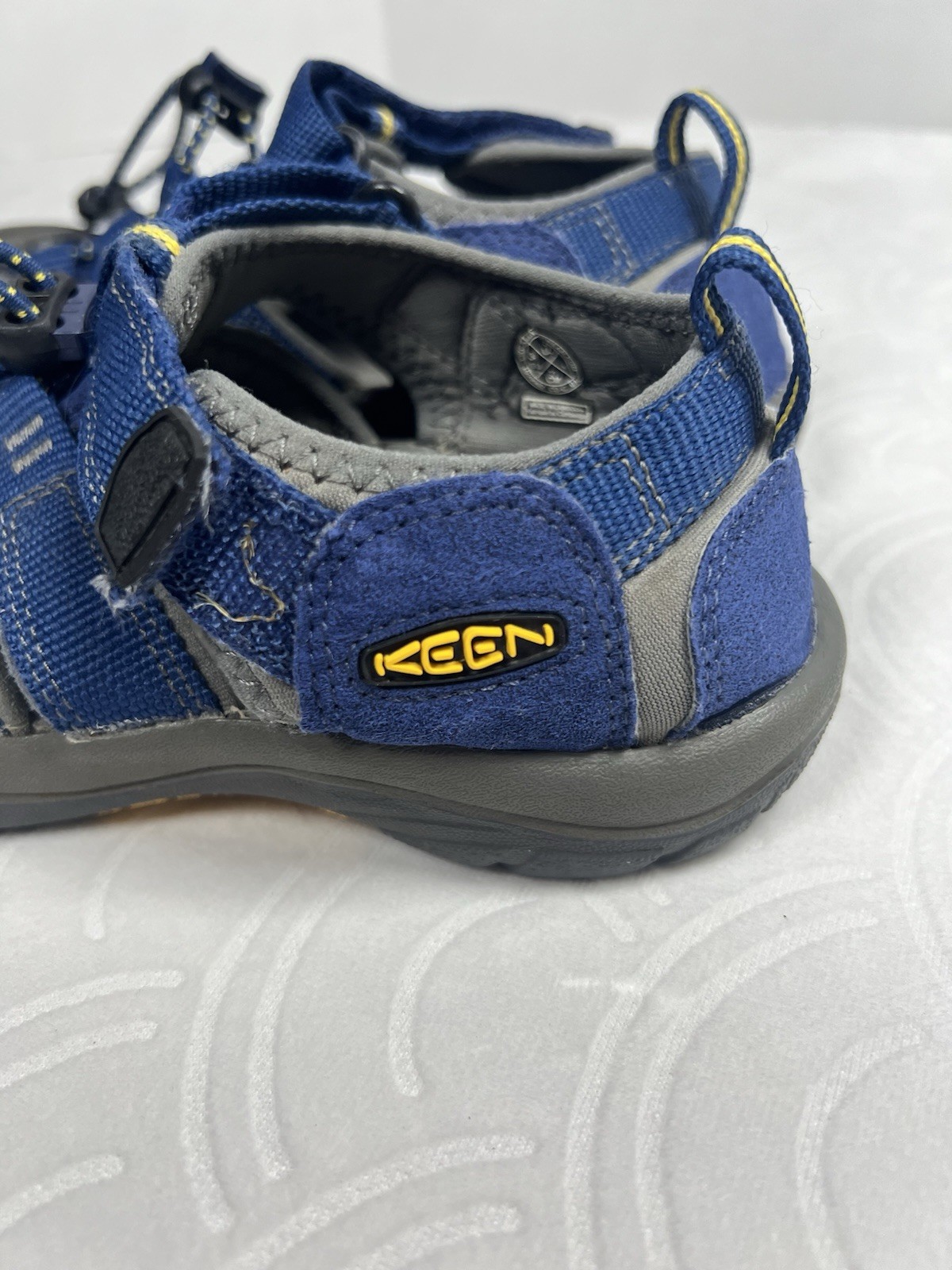 Scarpe sandali da trekking Keen Newport H2 blu scuro con coulisse taglia bambino 2