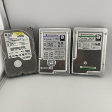 Lot Of 3 WD Caviar Hard Drives Untested Wd200, 33200, 2635 Free Ship