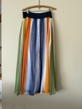 Soft Surroundings Multicolor Maxi Skirt Small Resort Cruise