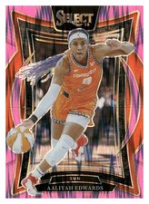 Aaliyah Edwards Pink Flash Prizm - 2025 Panini Select WNBA #32 Connecticut Sun