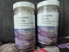lot 2 12 Bath  Body Works Calming Skies Lavender Peppermint Shower Steamers