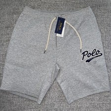 Polo Ralph Lauren Men's Double Knit Fleece Logo Shorts Medium NWT