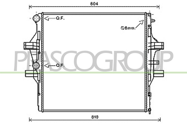 Prasco KüHler WasserküHler MotorküHler FüR Iveco Daily V Kasten/Kombi-image