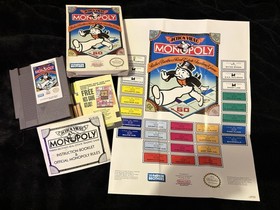 Vintage Nintendo NES Monopoly Game Made In Japan 1991