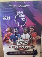 2026 Topps Chrome Premier League Soccer Blaster Box