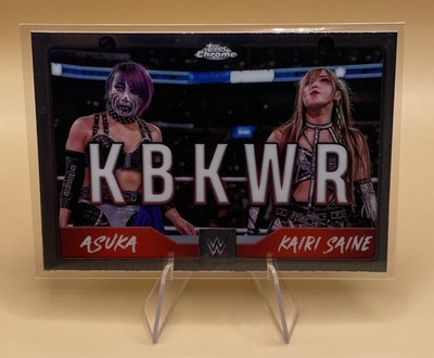 Asuka/Kairi Saine #TAG-KBW 2025 Topps Chrome WWE Tag Team Trading Card FREESHIP