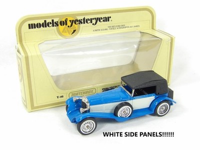 Models of Yesteryear - Y16 Mercedes issue 20 - RARE WHITE side panels