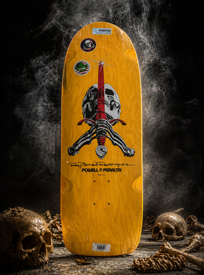🔥 RARE Powell Peralta Ray “Bones” Rodriguez Skull & Sword Deck