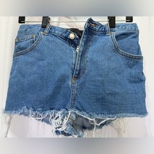 ASOS Distressed Denim Cutoff Jean Shorts - Blue