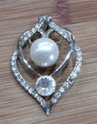 Lot of Vintage Pendant and Earring Sets/Pendants-Faux Pearl/Rhinestones — photo 3