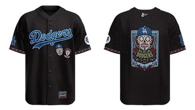 Size XL Dodgers 2025 Dia De Los Muertos Dodgers Jersey SGA 9/16