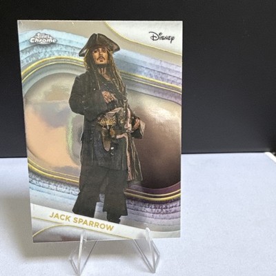 Topps 2025 Topps Chrome Disney Pirates of the Caribbean Jack Sparrow #3 rare