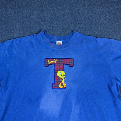 Vintage 90s Single Stitch Tweety Bird Looney Tunes Plus Size 2X