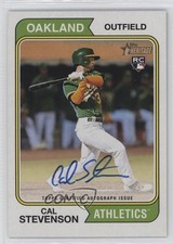 2023 Topps Heritage High Number Real One Auto Cal Stevenson #ROA-CSN Auto 1k5