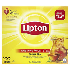 Tea Bags, Regular, 100/Box Lip 291