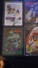 Donruss Select Edge NFL Card Lot 4 Cards Peterson Sanders McCaffrey Rookie