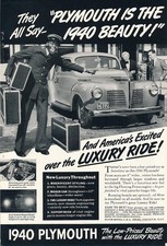Magazine Ad - 1940 - Plymouth
