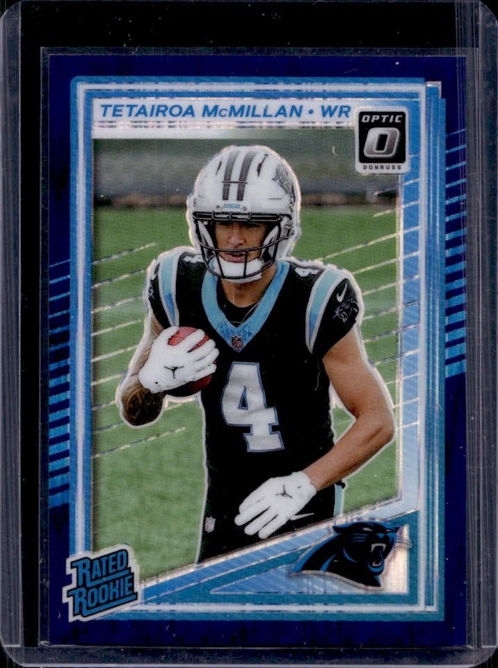 Tetairoa McMillan Panini Donruss Optic #209 Purple Shock
