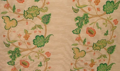 Marvic Textiles Wassered Seiden-Moiré Blumen Vorhang- & Polsterstoff - Bild 1 von 4