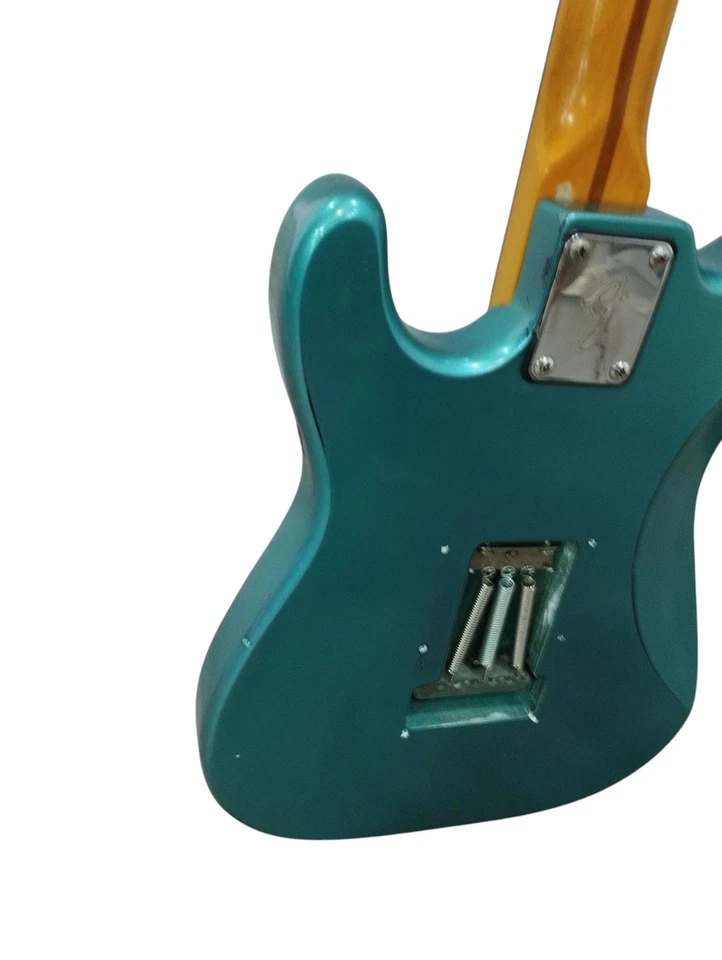 Guitare électrique bleue seconde main Fender Stratocaster USA 2006 - Photo 4/4