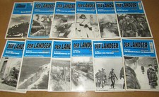 12 Der Landser, Romanhefte Kriegserlebnisse, ältere Grossbände lesespurig po478