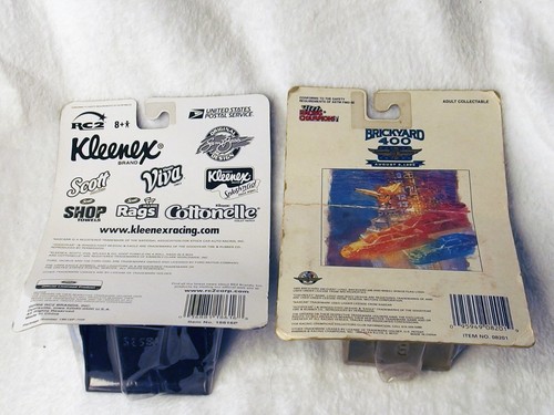Lot of 2 Racing Champions 1:64 Diecast Cars David Green #27 Kleenex & Brickyard - Picture 2 of 10
