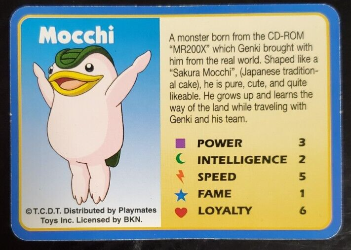 Monster Rancher Trading Card - Mocchi | eBay