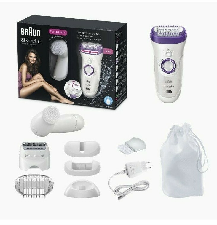 BRAUN Silk-épil 9 SES9970-V Braun Silk-epil 9 9-870 Epilator for Women for Long-Lasting