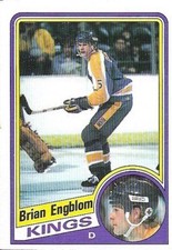 1984-85 Topps #65 Brian Engblom Los Angeles KIngs