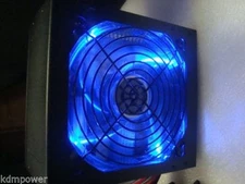 NEW 1000W 1000 WATT 1050W 1075W BLUE LED Fan Silent ATX Power Supply PSU SATA
