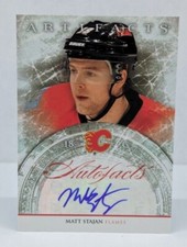 2012-13 UD ARTIFACTS AUTO Matt Stajan #A-MS 