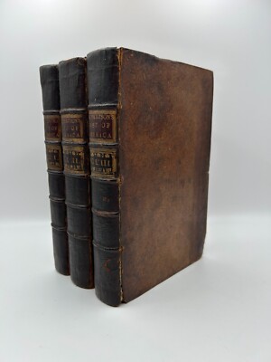 The History of America by William Robertson First Dublin Edition 1777 3 Volumes 