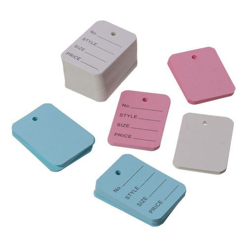1000PCS Paper Product Price Tag Hang Tag Shoe Labels Tag Hat Labels Tag