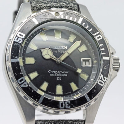 デコリン CITIZEN chronomaster 500m Diver 33J 4-540263 cal.5440 Men's Watch