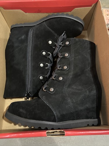 Bearpaw bonnie 1682 black Suede 10 