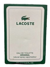 lacoste eau de toilette original 3.3oz spray scuffed box