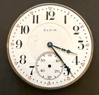 Antique 1915 Elgin Grade 344 Pocket Watch Movement Parts/Repair 12s 17j USA