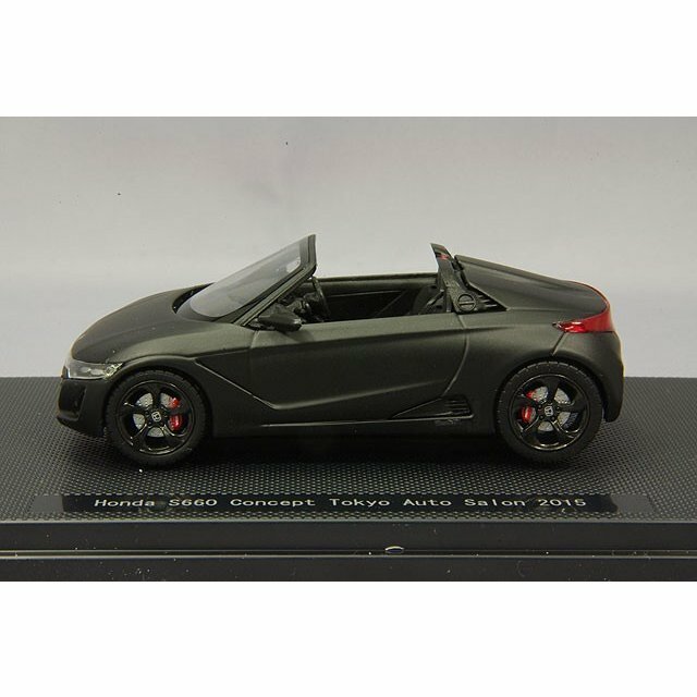 EBRRO 1/43 Honda S660 Tokyo Auto Salon 2015 Matt Black EBRRO 1/43 Honda S660 Tokyo Auto Salon 2015 Matt Black