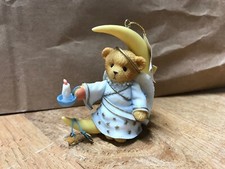 Cherished Teddies Angel Sitting On Moon Figurine Ornament 706663