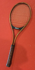 Vintage - Wilson "Ace" Tennis Racket - 4 3/8 - Steel Frame - Great Shape