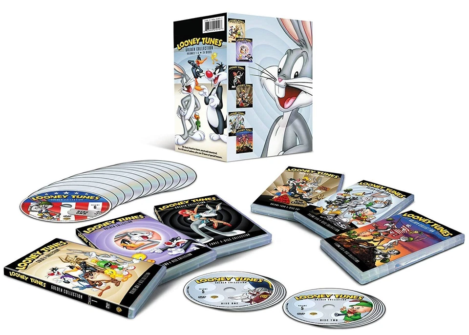 Looney Tunes :The Golden Collection Volumes 1-6 (DVD 2011 24 Disc Box Set)