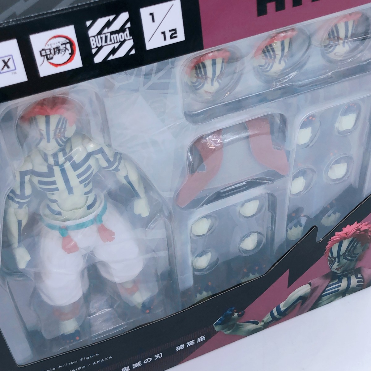 BUZZmod. Demon Slayer Akaza 1/12 Scale Figure Kimetsu no