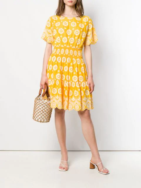 tory burch fit and flare dress