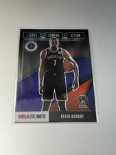 2019-20 Hoops Premium Stock Lights Camera Action Purple #1 Kevin Durant Nets